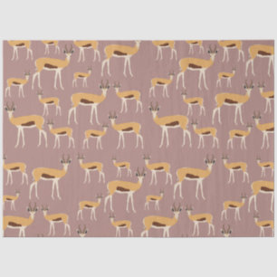 Wild Antelope Animal Pattern Tissue Paper