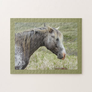 Wild Appaloosa on Unalaska Island Jigsaw Puzzle