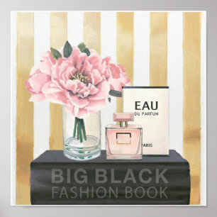 Wild Apple   Big Fashion Book - Striped Poster