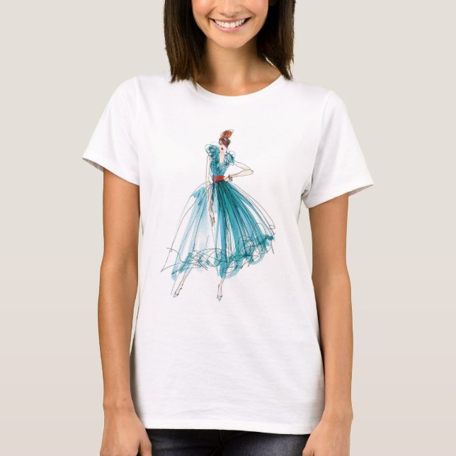 Wild Apple | Haute Couture Fashion Sketch T-Shirt (Front)