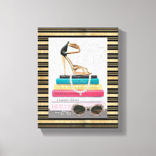 Wild Apple   Ooh La La - Glamourous Stiletto Canvas Print