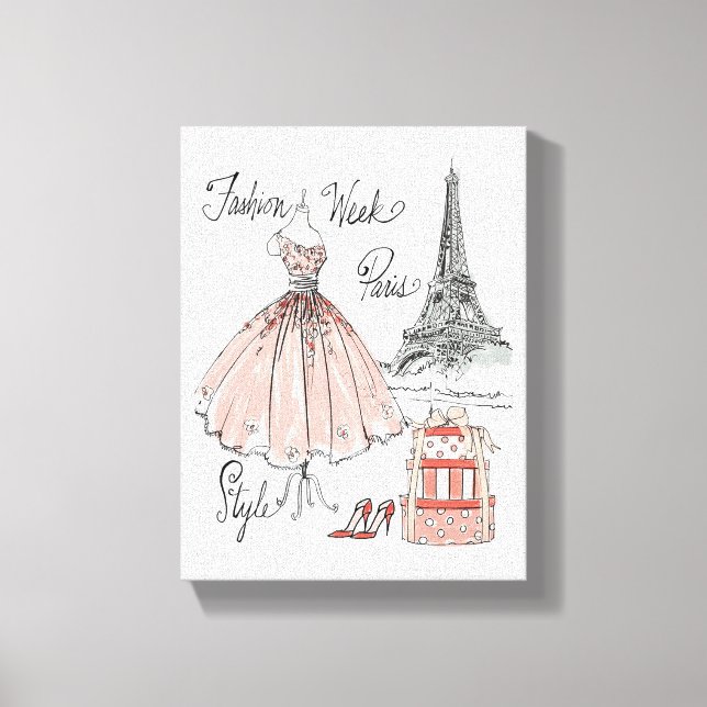 Wild Apple | Paris Fashion Week Style Canvas Print (Front)