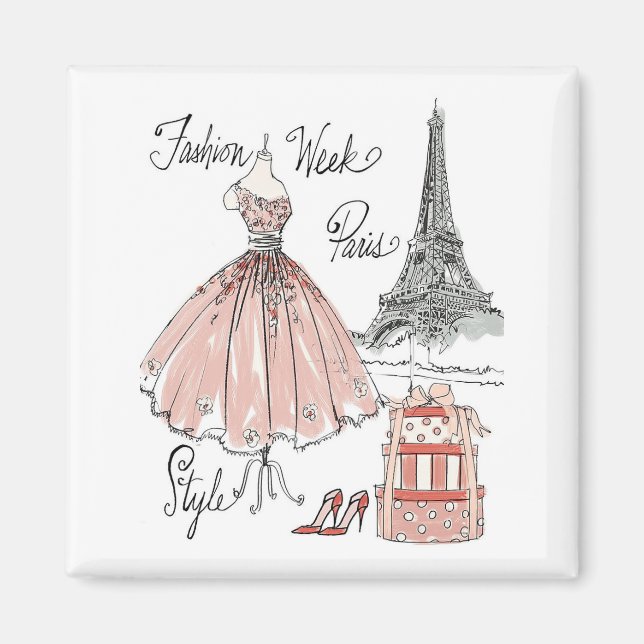 Wild Apple | Paris Fashion Week Style Magnet (Front)