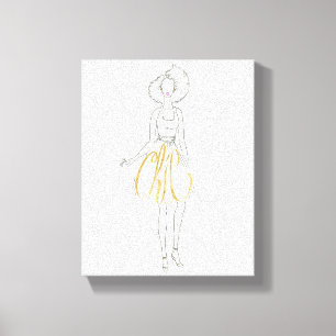 Wild Apple   Style Sayings - Chic Dress Canvas Print