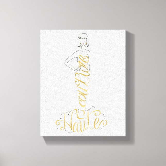 Wild Apple | Stylish Sayings - Couture Haute Dress Canvas Print (Front)