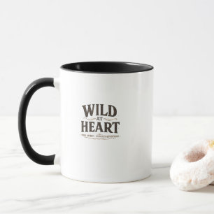 Wild At Heart Black Two-Tone Coffee Mug