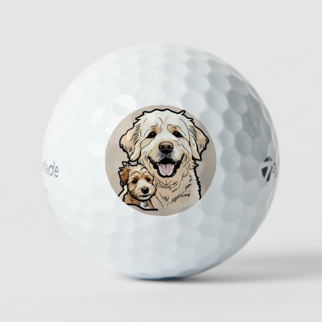 "Wild at Heart" Golf Balls (Front)