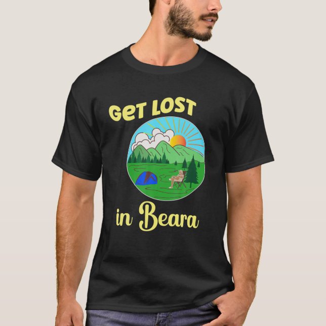 Wild Atlantic Way Get Lost In Beara Cork Ireland T-Shirt (Front)