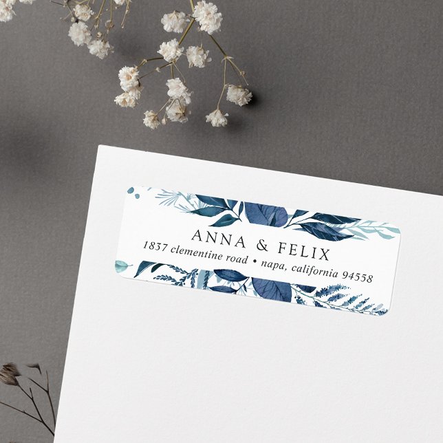 Wild Azure | Botanical Return Address (Creator Uploaded)