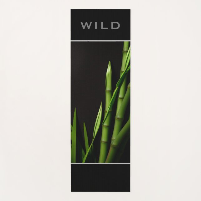 Wild Bamboo Sticks  - Yoga Mat (Front)