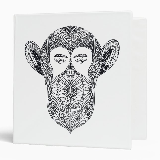Wild Beast Of The Forest Doodle Binder (Front/Inside)