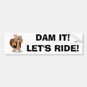 Wild Beavers Bumper Sticker