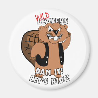 Wild Beavers - Fridge Magnet