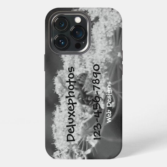 Wild Bee Flower  iPhone Case (Back)