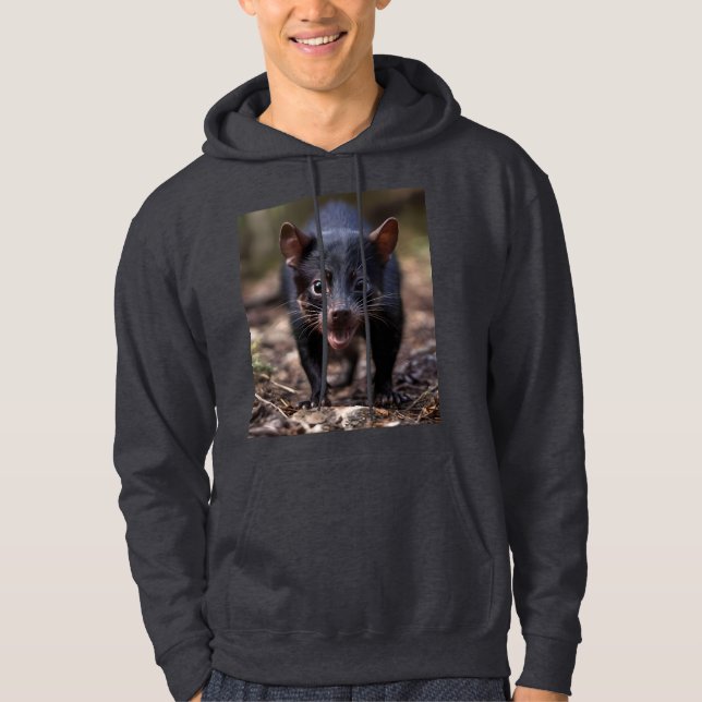 Wild Beginnings: The Young Tasmanian Devil Hoodie (Front)