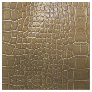 wild beige brown alligator crocodile  leather fabric