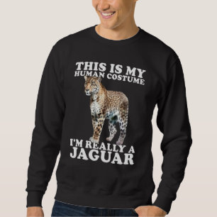 Wild Big Cat Jaguar Jungle Animal Wildlife Costume Sweatshirt