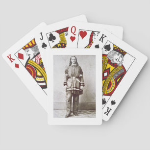 'Wild Bill' Hickok (1837-76) (b/w photo) Playing Cards