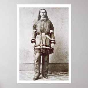'Wild Bill' Hickok (1837-76) (b/w photo) Poster