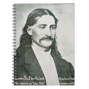 'Wild Bill' Hickok (b/w photo) Notebook