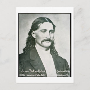 'Wild Bill' Hickok (b/w photo) Postcard