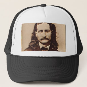 Wild Bill Hickok Painting Portrait Trucker Hat