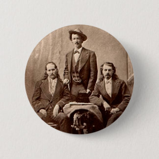 Wild Bill Hickok - Texas Jack - Buffalo Bill 2 Inch Round Button