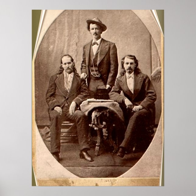 Wild Bill Hickok - Texas Jack - Buffalo Bill Poster (Front)