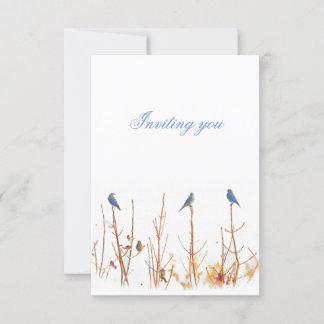 Wild Bird Design Invitation