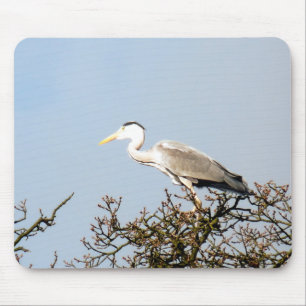 WILD BIRD HERON   MOUSE PAD
