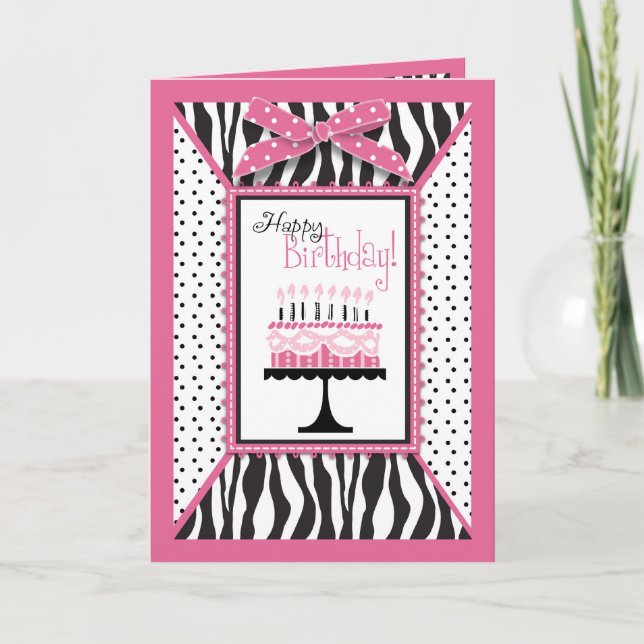 Wild Birthday Cake HP Card (Front)