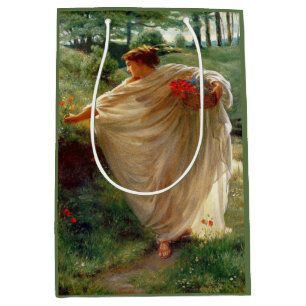 Wild Blossoms (by Edward Poynter) Medium Gift Bag