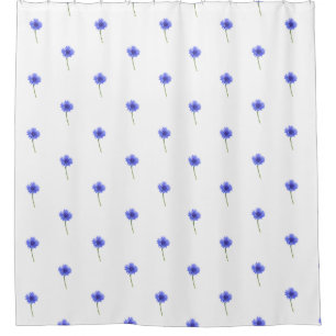 wild blue cornflower pattern
