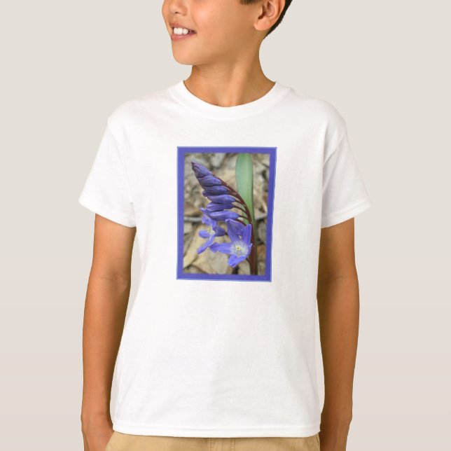 Wild Blue Hyacinth T-Shirt (Front)