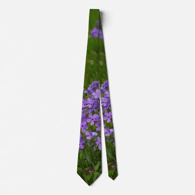 Wild Blue Phlox Tie (Front)