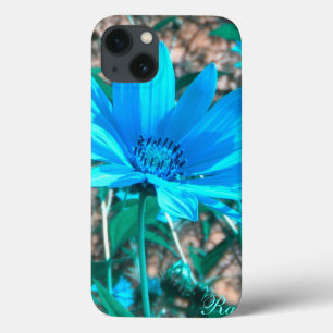Wild Blue Sunflower iPad Case