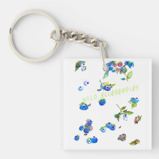 Wild Blueberry Keychain