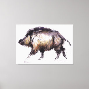 Wild Boar 1999 Canvas Print