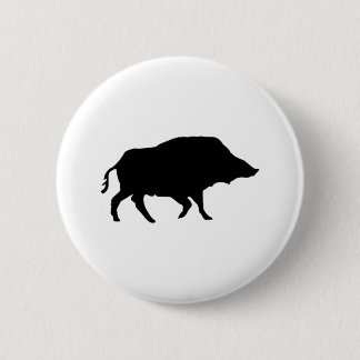 wild boar 2 inch round button