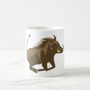 wild boar coffee mug
