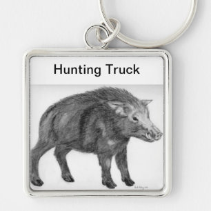 Wild Boar, Defensive Stance Keychain