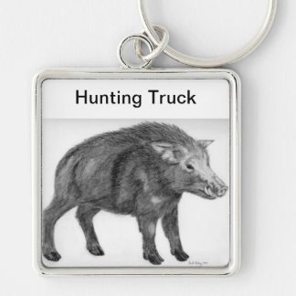 Wild Boar, Defensive Stance Keychain