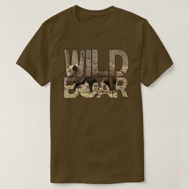 Wild Boar Hunter  T-Shirt (Design Front)