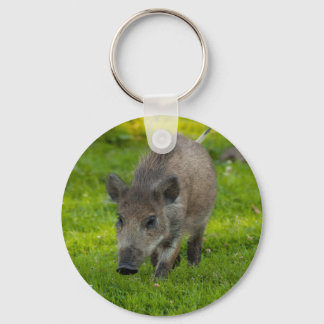 wild boar search for love keychain