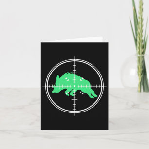 Wild Boar Shooting Target Hog Hunting For Hog Hunt Card
