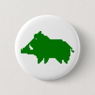 - Wild boar swipes in a HEAT IN ADVANCE 2 Inch Round Button