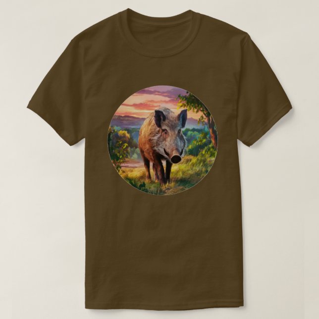 Wild Boar T-Shirt (Design Front)
