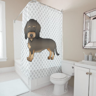 Wild Boar Wire Haired Dachshund Cartoon Dog & Paws