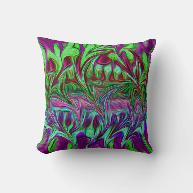 Wild Bohemian Throw Pillow (Front)