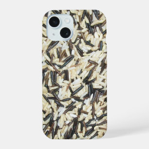 Wild, Brown, and White Rice iPhone 15 Case